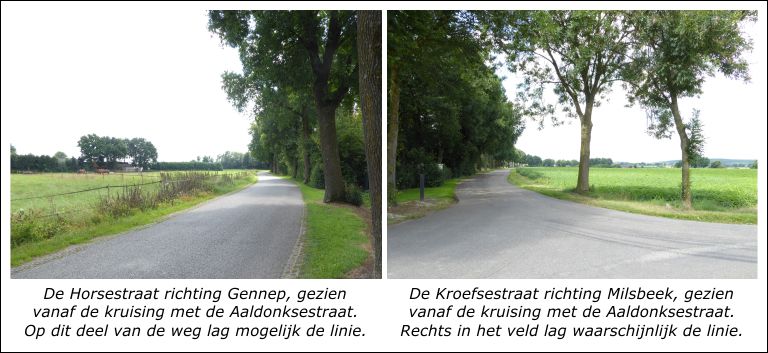 De circumvallatielinie bij De Kroef De circumvallatielinie bij De Kroef