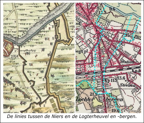 De circumvallatielinie van het Genneperhuis in het Steendal