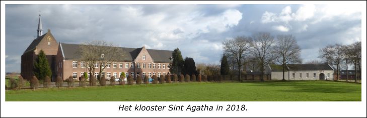 Het klooster van Sint Agatha in 2018 Het klooster van Sint Agatha in 2018