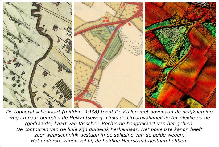 De circumvallatielinie van het Genneperhuis bij de Kuilen in Sint Agatha De circumvallatielinie van het Genneperhuis bij de Kuilen in Sint Agatha