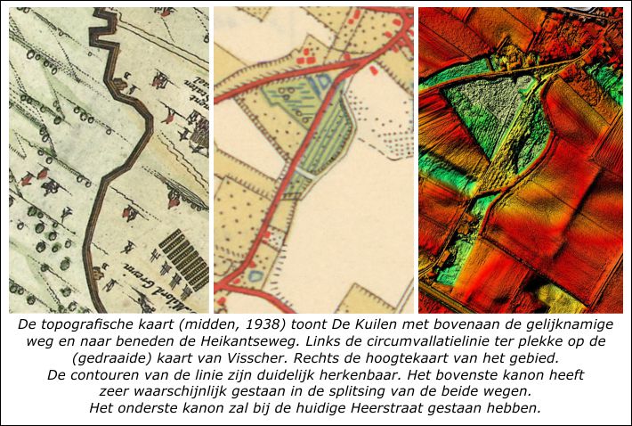 De circumvallatielinie van het Genneperhuis bij de Kuilen in Sint Agatha