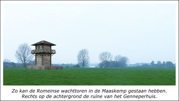 Een Romeinse wachtpost bij het Genneperhuis